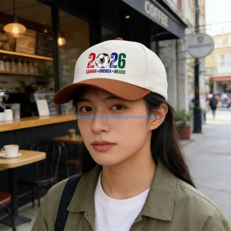 E56A Comfortable Adjustable 2026 Soccer Tournament Hat With Wide Brims For Sun Shade And Sun