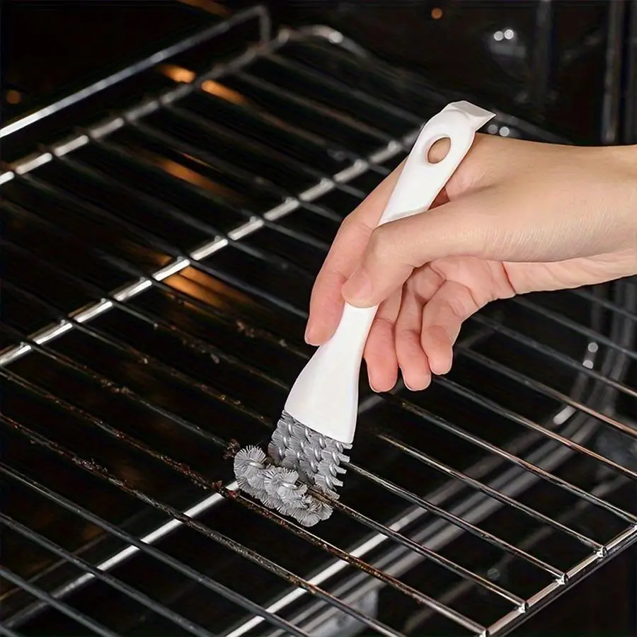 1pc Barbecue Grill Cleaning Brush,Gap And Blind Angle,Kitchen Stove Sink Oven Tabletop Cleaning Brush,Strong Staining Removal