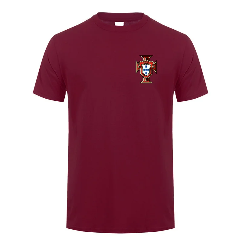 Camiseta de Portugal a la moda, camisetas para hombre, nueva camiseta de verano de manga corta de algodón para hombre de Portugal
