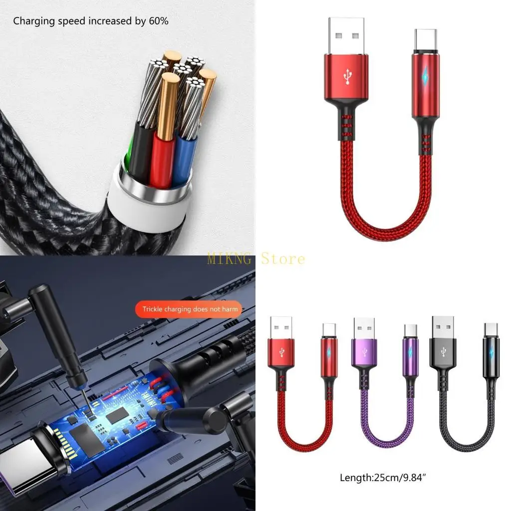 USB CタイプCからUSB充電とデータケーブルナイロン編組ワイヤー480Mbpsスピードベストセール