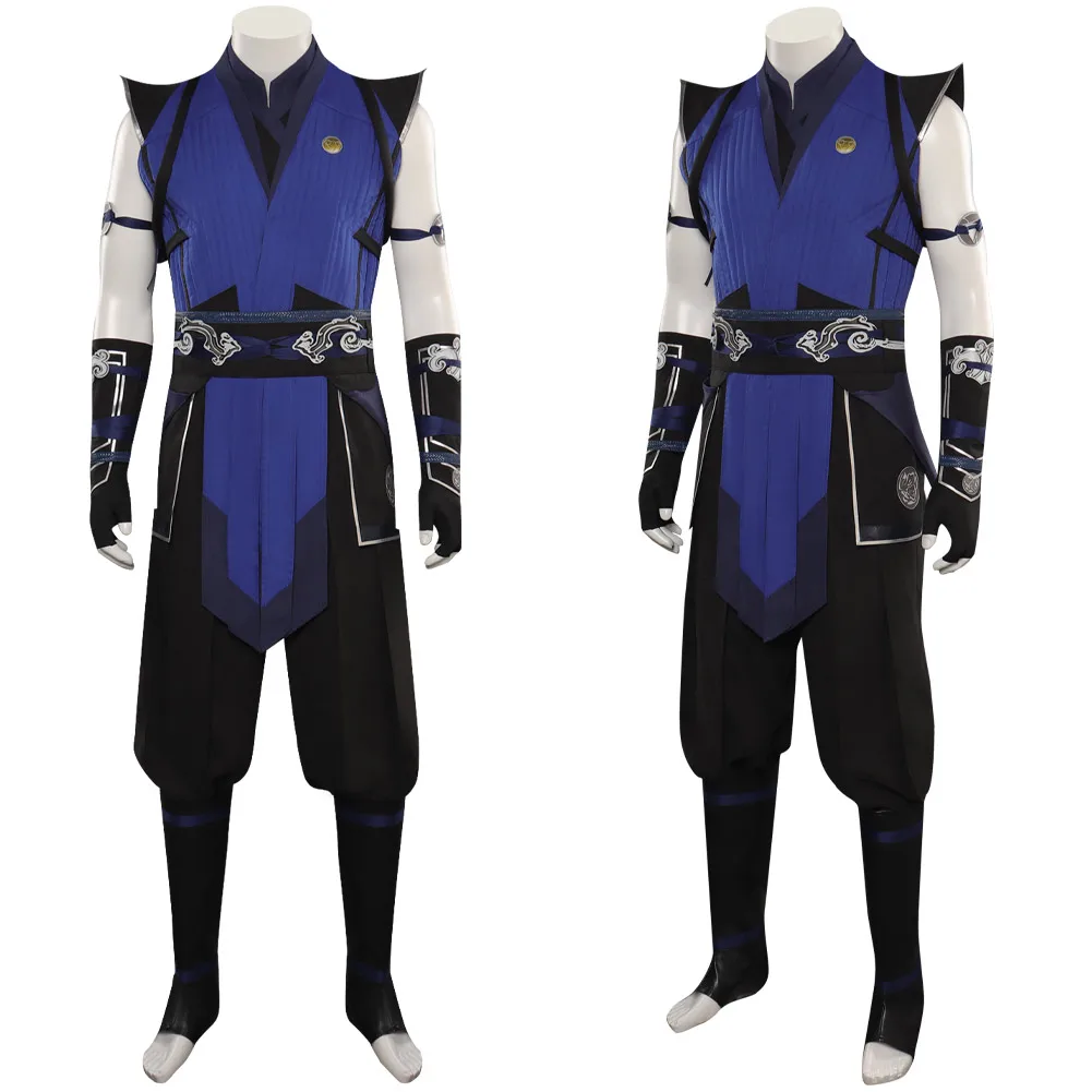 Game Mortal Cos Kombat Sub-Zero Cosplay Costume Clothing Set Accessories Outfits Halloween Carnival Suit For Adult Men Roleplay