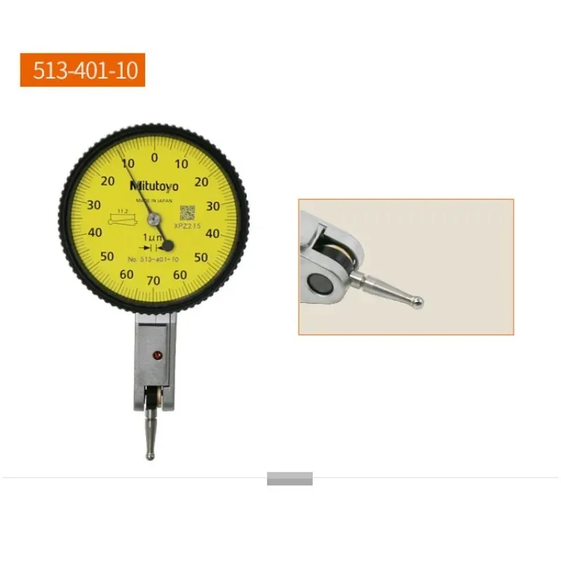 Mitutoyo Japan  Dial Indicators 513-401-10E TI-111EX Measuring Range 0.14mm/0.001 0-70-0 Lever Indicator