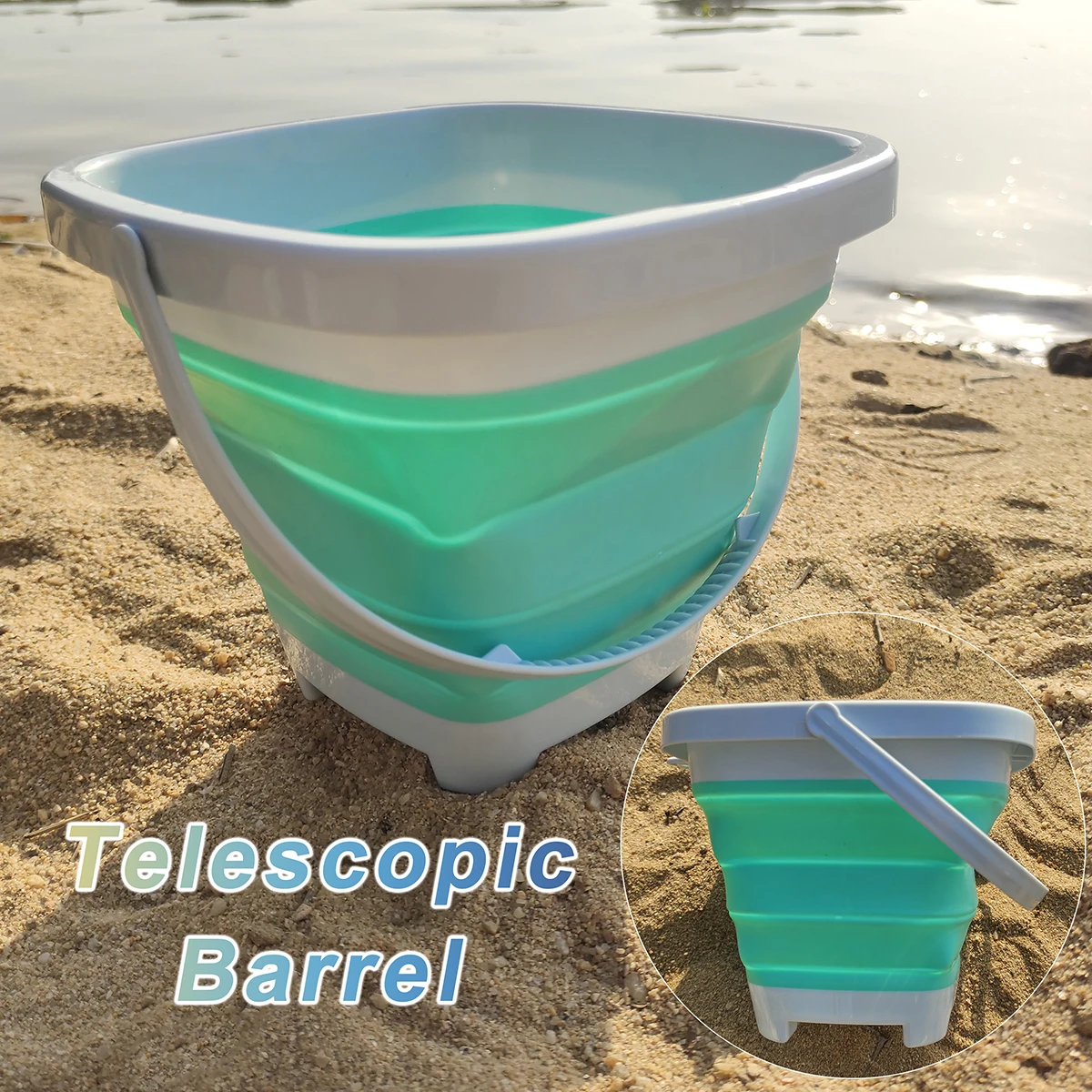 Juguetes de playa para niños, modelo de pulpo de tortuga de simulación, Kit de herramientas de pala de playa, cubo de arena plegable, juguete para exteriores de verano para niños