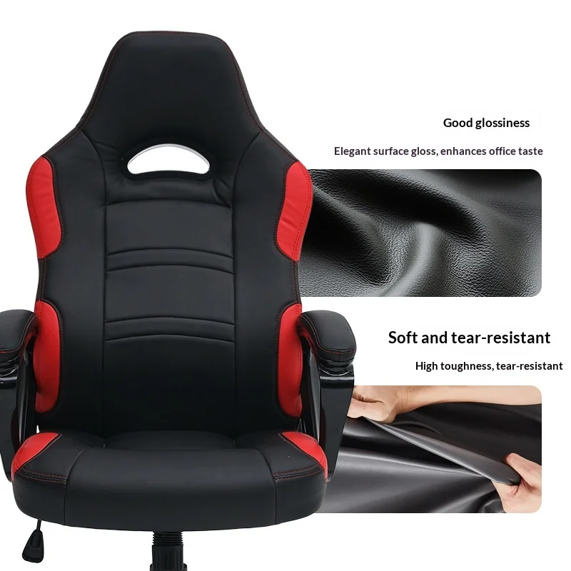 Offer Chairs Red Luxury Gaming Chair Racing Ergonomic High Back PU Leather Reclining Adjustable Lumbar Support Headrest Armrests