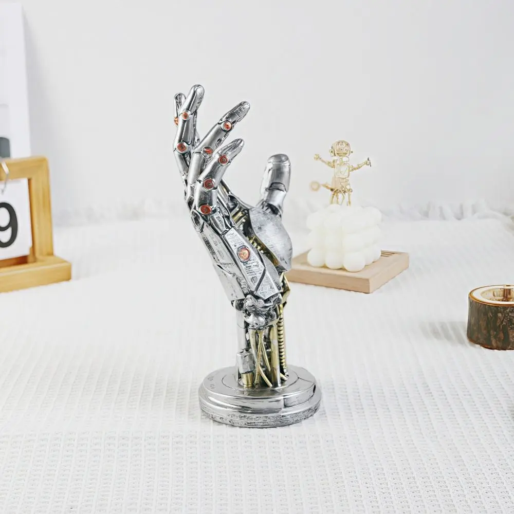 Support en résine Cyberpunk imprimé en 3D, modèle de jouet sensoriel, Robot simulé, Sculpture à main, ornements, Figurines mécaniques