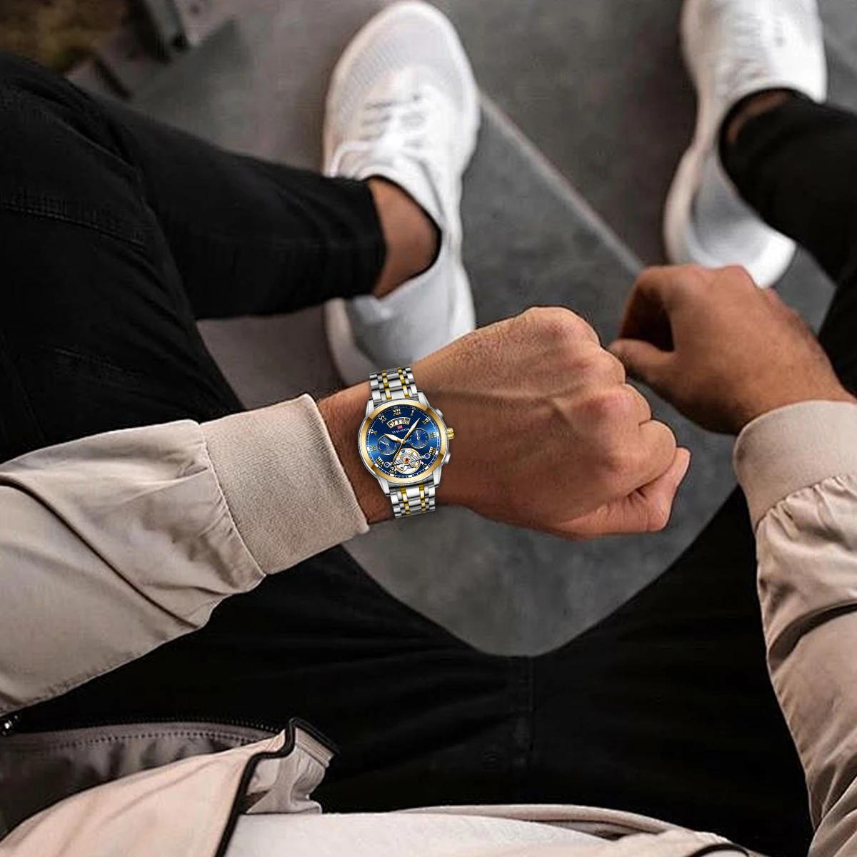 VA VOOM-Reloj de pulsera luminoso para hombre, de lujo, de cuarzo, deportivo, de la mejor marca, envío directo, nuevo, 2023