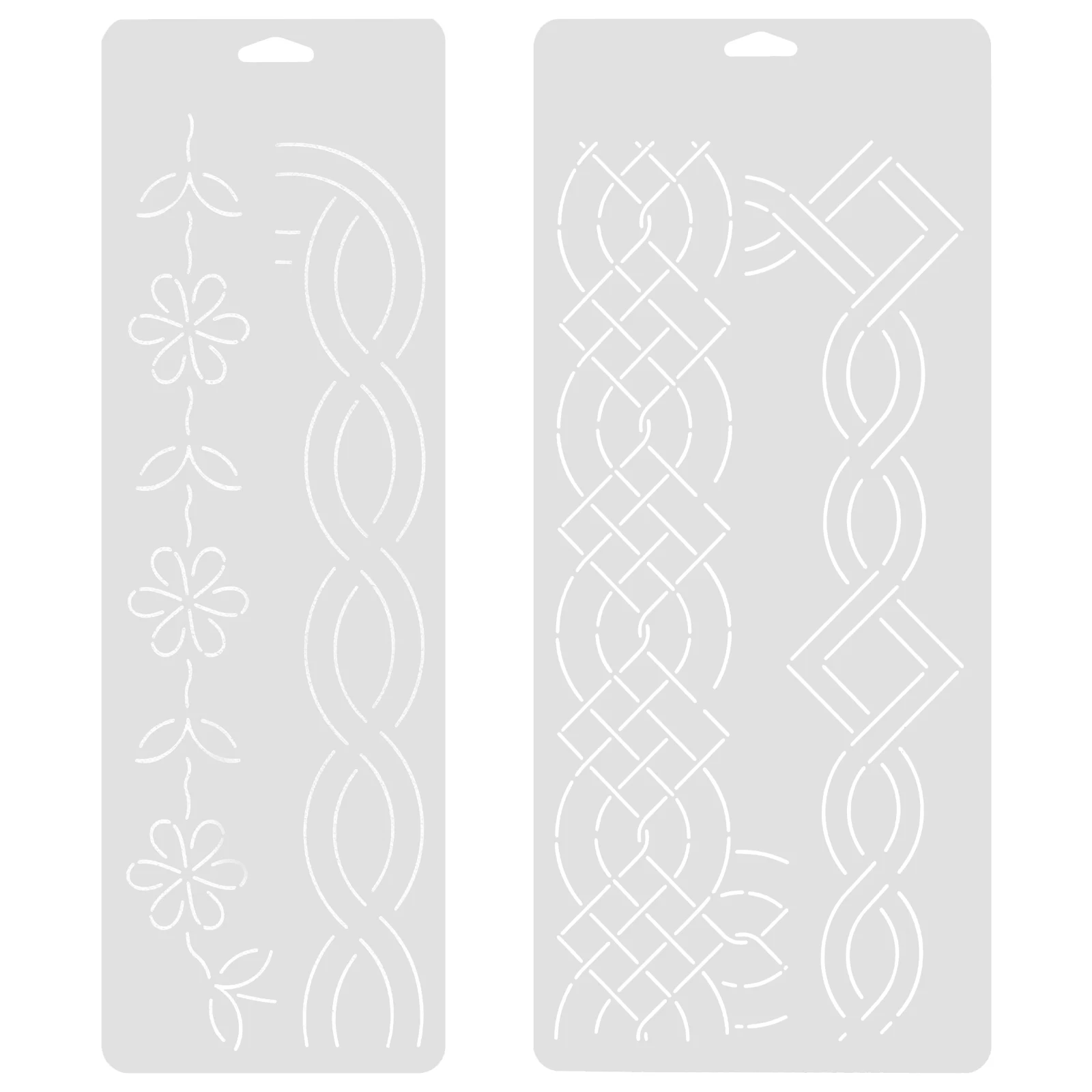 

Embroidery Template Quilt Templates Plastic for Quilting Stencil Stencils Easy Beginners Wuilting Lines