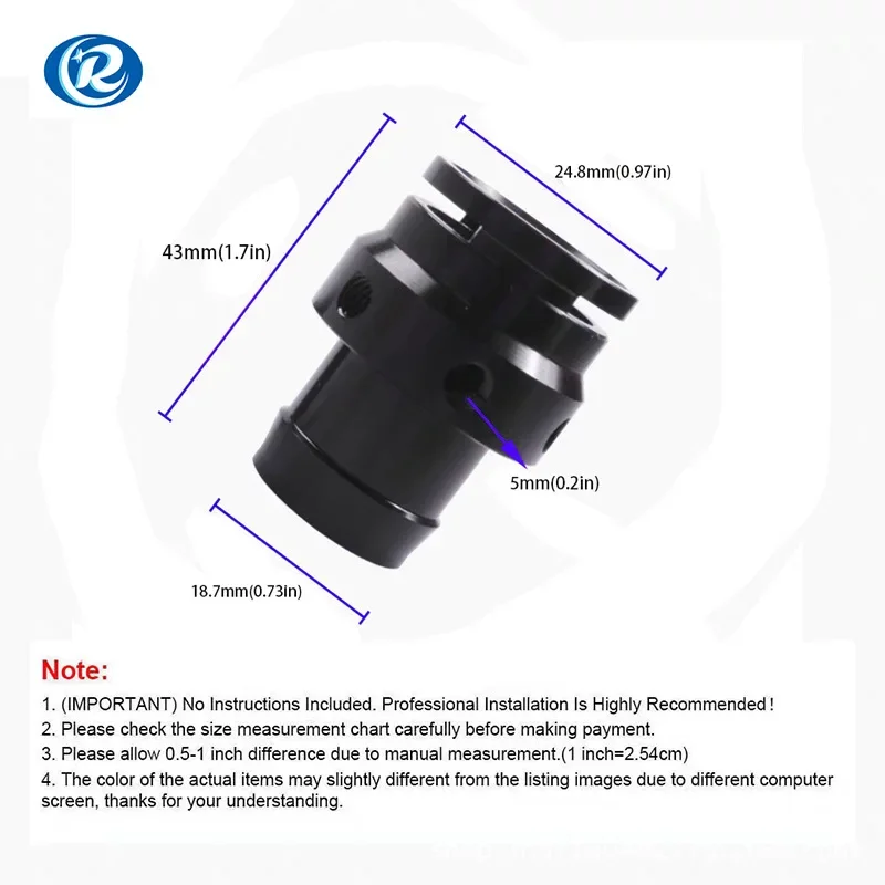 5PCS Car modification vacuum sensor turbine pressure relief valve accessories suitable for Volks-wagen for Au-di 2.0T
