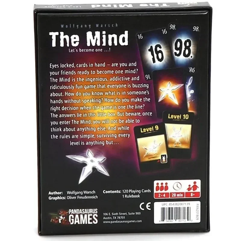 The Mind Tarot Fate Card Deck English Tarot Cards for Family Holiday Party Favor Playing Board Games Cards Tarot Pack