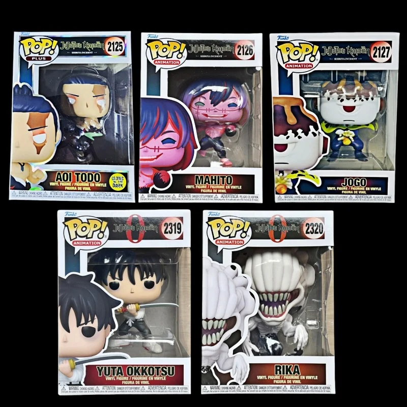 Funko Pop! Figura de Vinilo de Jujutsu Kaisen, Aoi Todo Mahito, Jogo Yuta Okkotsu, Rika, Modelo Coleccionable de Anime, Adorno de Escritorio, Juguete, Regalo