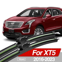 For Cadillac XT5 2016-2023 Front Windshield Wiper Blades 2pcs Windscreen Window Accessories 2017 2018 2019 2020 2021 2022