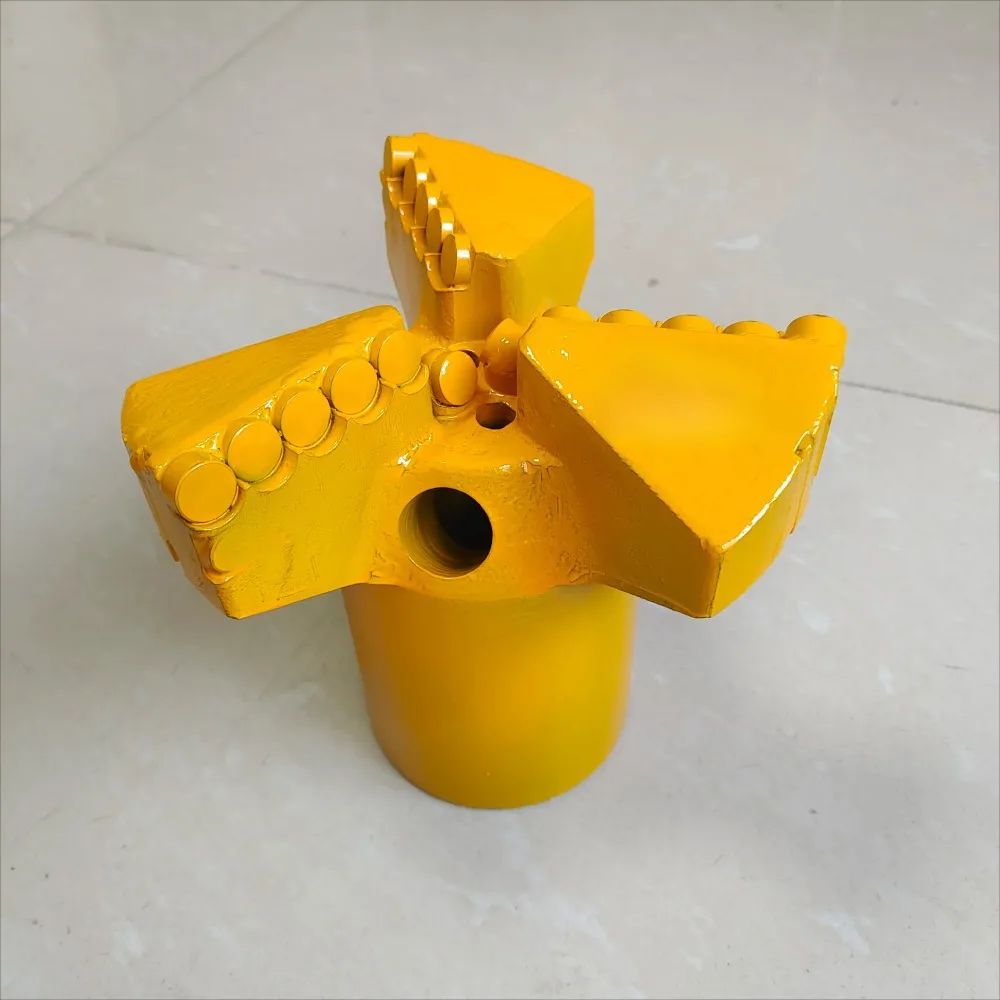 1pc Water Well Drilling Bit OF Drilling Machine Part/3 Wings Diamond Compact PDC Drill Bit Geological Prospecting
