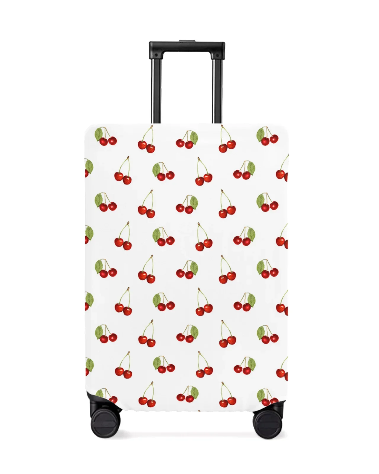 Cherry Fruit Retro Luggage Cover Stretch Suitcase Protector Baggage Dust Case Cover for 18-32 Inch Travel Suitcase Case