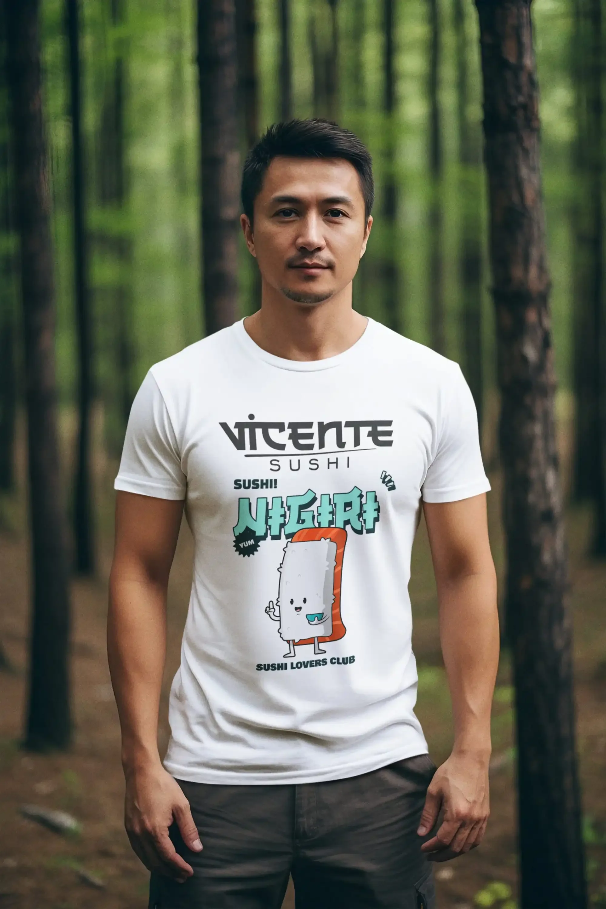 Vicente Sushi Special Edition T shirt Japanese Cuisine Nigiri