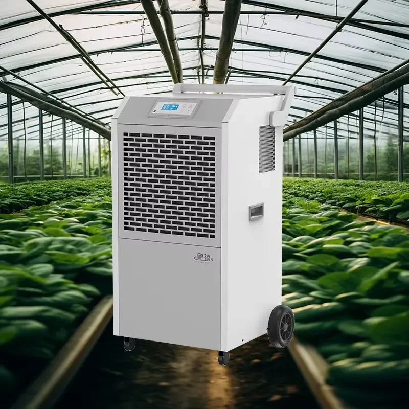 70L Industrial Dehumidifier Large Capacity Moisture Remover for Basement Warehouse Garage Commercial Home Use High Efficiency