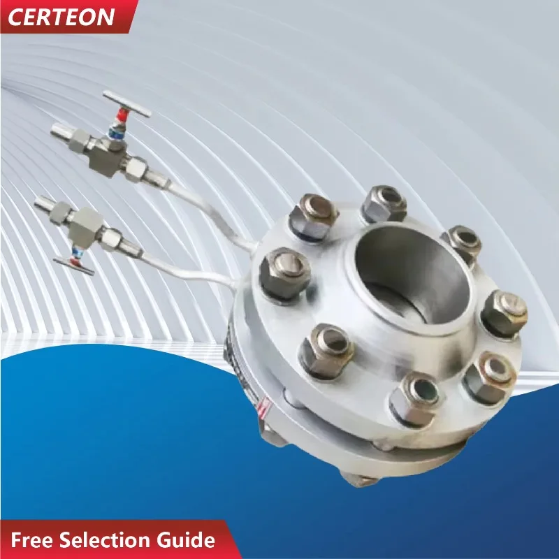 Orifice Flow Meter Differential Pressure Flow Meter Steam Gas Flow Meter Integrated DP Transmitter Flange Wafer Type