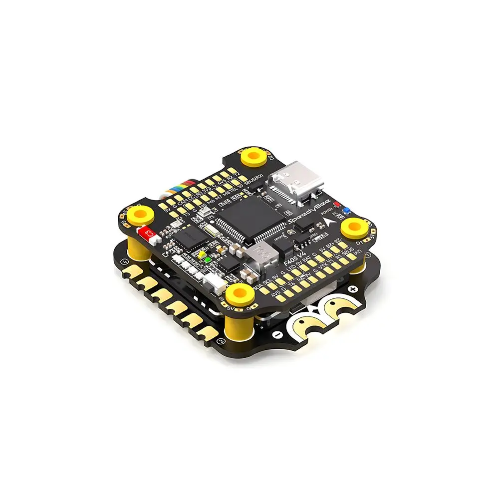 

SpeedyBee F405 V4 F4 Flight Controller with 5V 9V BEC Output 55A BL_S 3-6S 4in1 ESC Stack Support DJI O3 for RC Drone FPV Racing