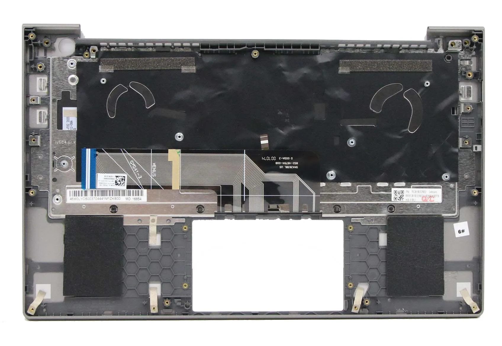 Imagem -02 - Keyboard Bezel Dark Gray Palmrest para Thinkbook 14s g2 Itl 5cb1b32902 5cb1b32902 us