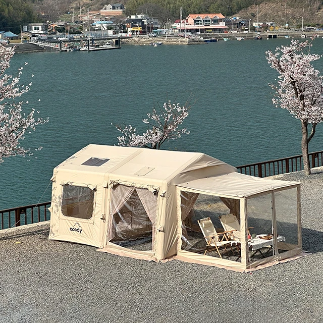 Coody Roomy Air Tent-Beige Camping Outdoor Waterproof UV Protection Camping Inflatable Tent
