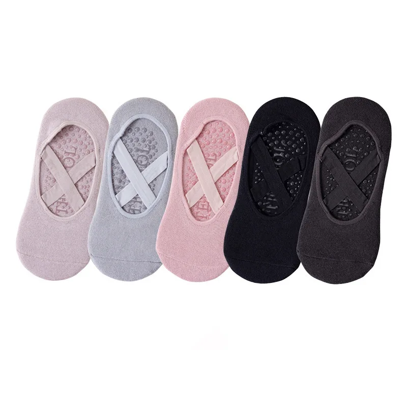 European sizes 34-40, 1/2 Pairs New Arrivals in Matching Colors Lace-up Yoga Socks for Women and Children