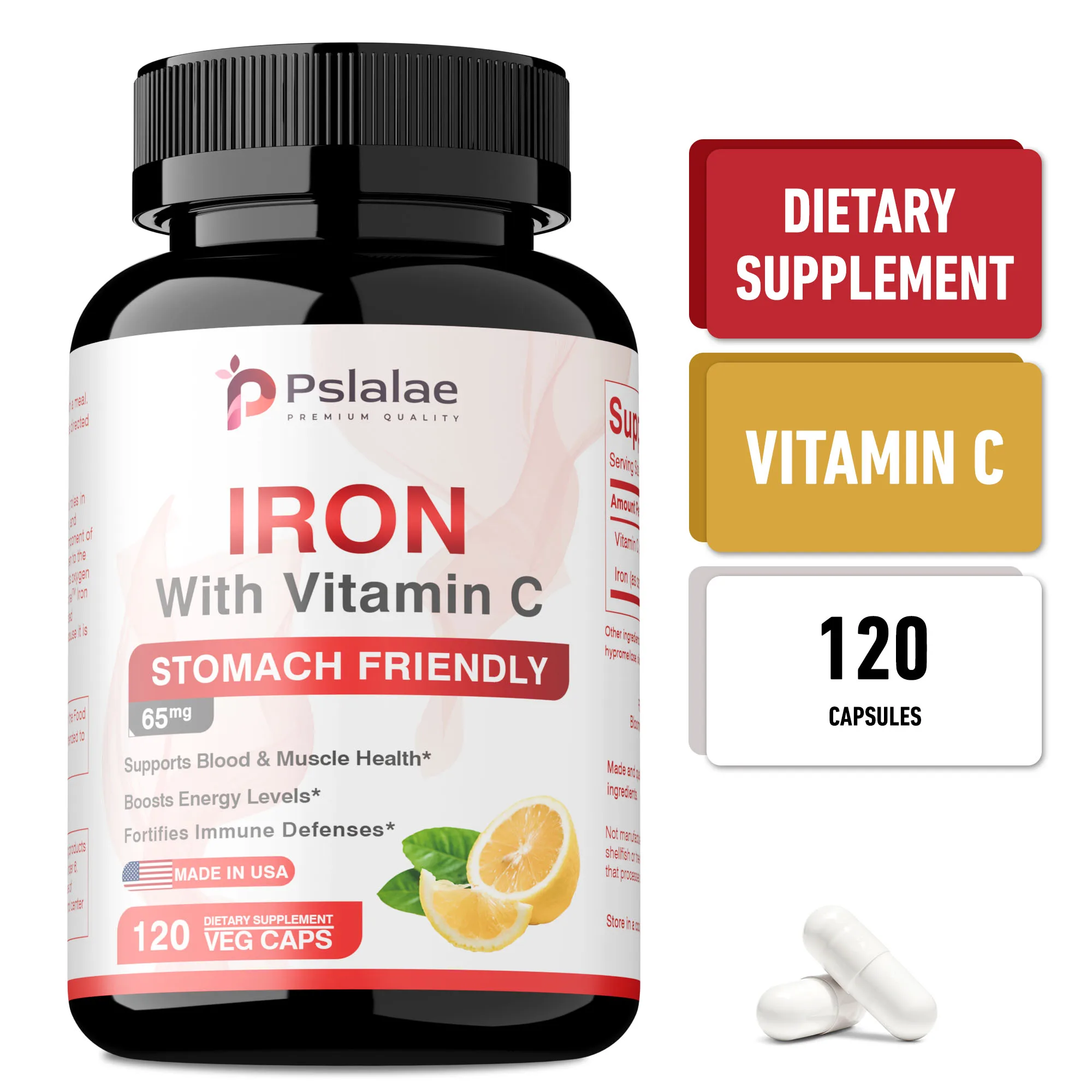 

Утюг — с витамином С — способствует выработке и метаболизму красных клеток, повышает уровень энергии, улучшает иммунитетную функцию