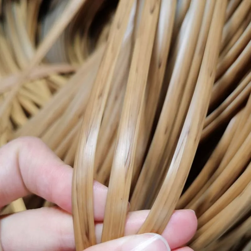 10 Meters Imitation Wood Color Plastic Rattan Handmade Weaving Material For Furniture Chair Table Repair Decoration