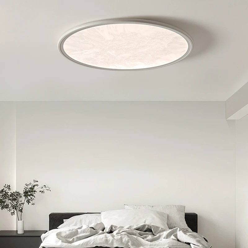 Modern Minimalist Bedroom Lamp Art Ice Crack Book Room Ceiling Lights Full Spectrum Eye Protection Bedroom Corridor Balcony Lamp