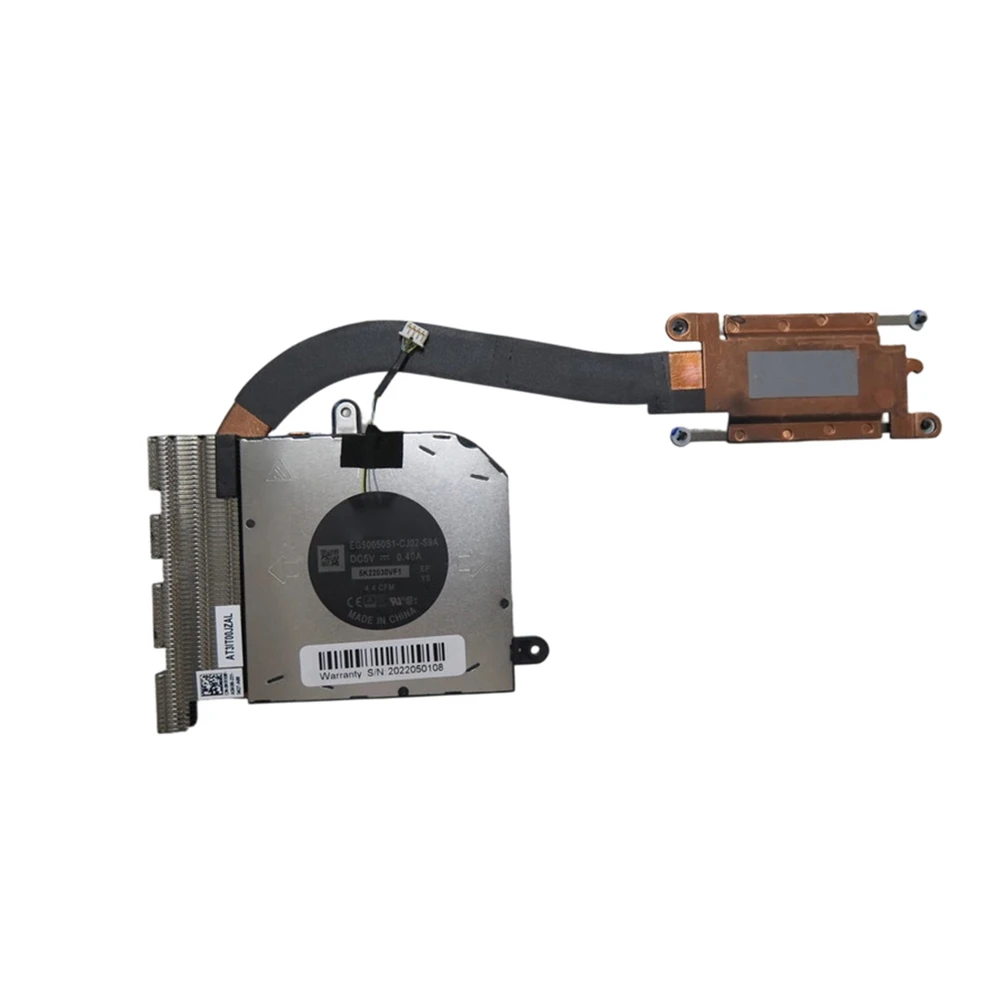C=For  DELL  Latitude 5430 0KRX8F KRX8F AT3IT00JZAL EG50050S1-CJ02-S9A DC5V  Integrated Graphics UMA Laptop Heatsink&Fan
