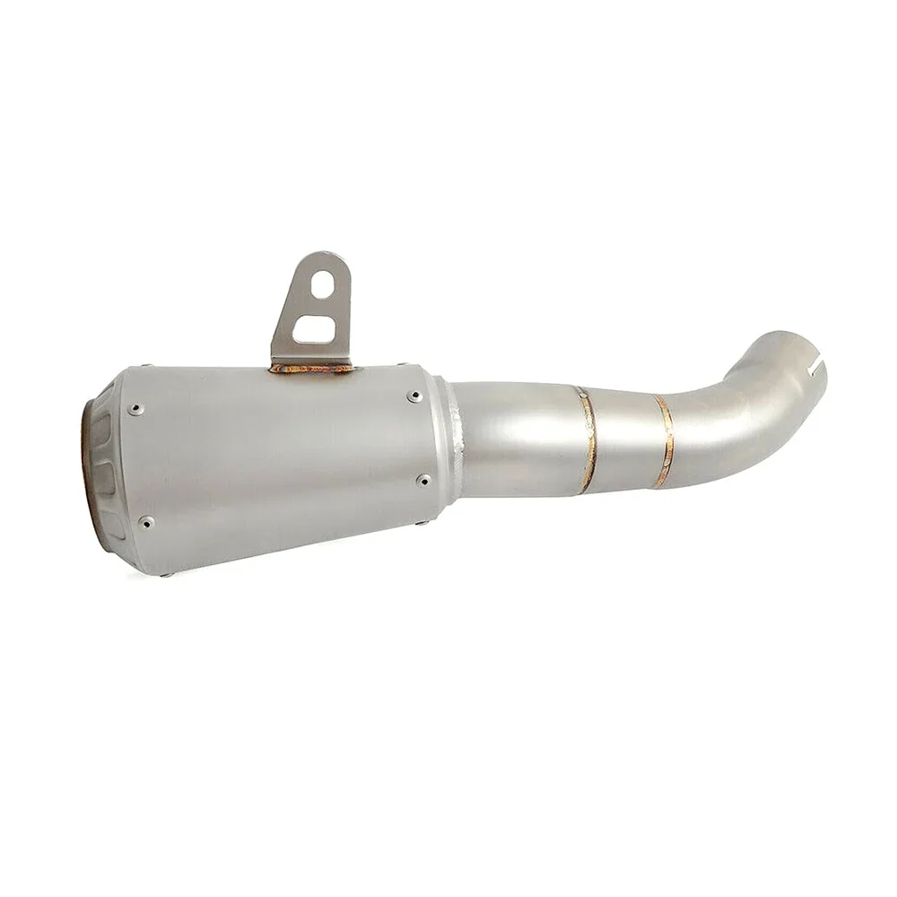 2026unique Ex Factory Price Natural Stainless Steel Slip on Muffler Exhaust Pipe for YZF-R3 2015 2016 2017