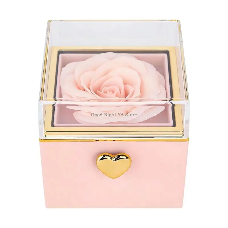 

Unique Mechanism Rings Storage Case Suitable for Engagement and Anniversary
