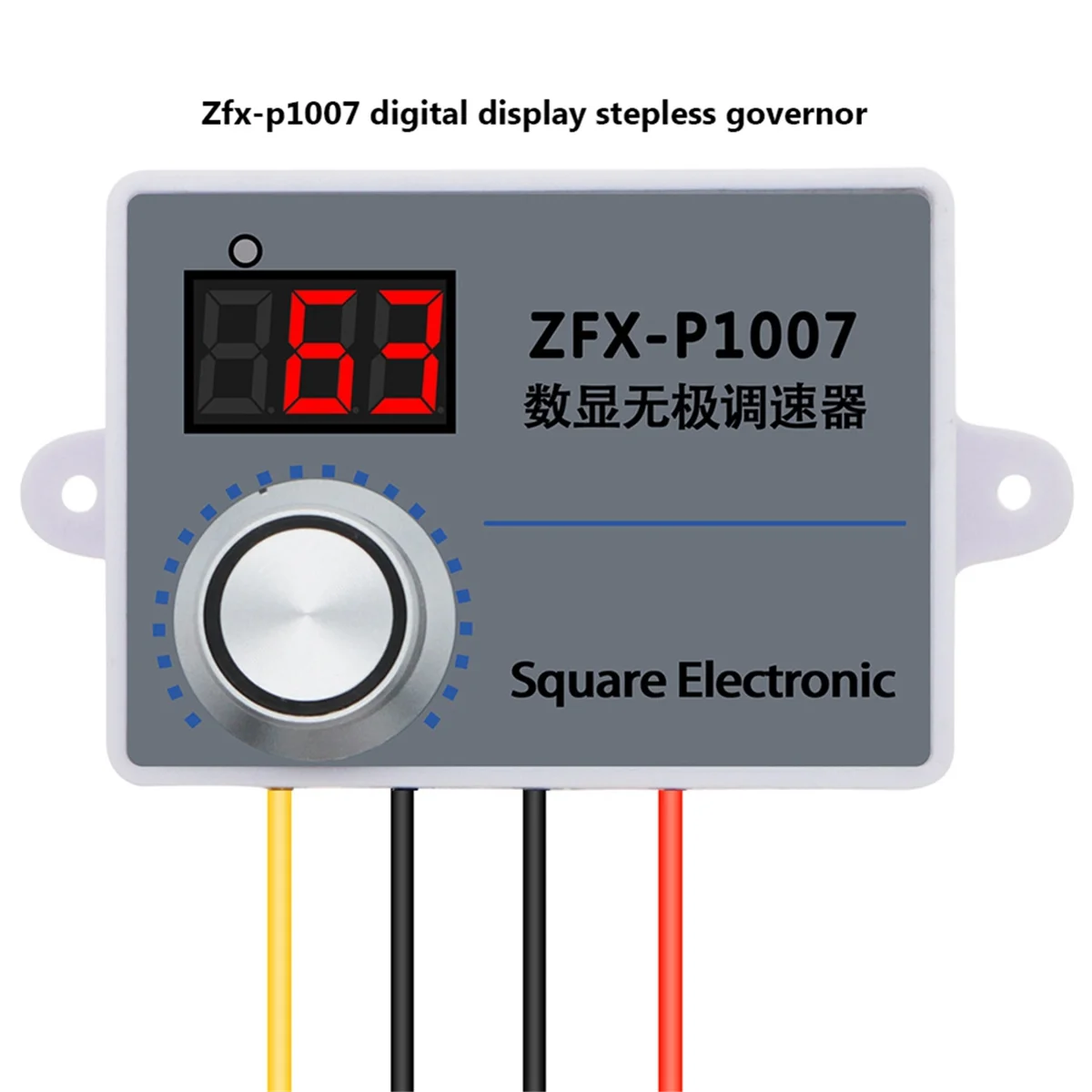 ZFX-P1007 Speed Regulator Adjustable 220V Fan PWM Switchs Speed Controller Conditioner Digital Display Motor Reducer