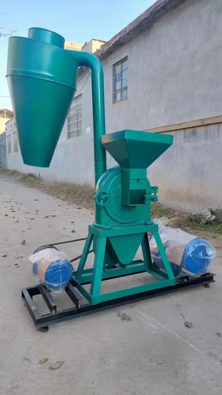 Crusher corn used grain hammer mill corn grinding mill wheat flour powder maize milling machines animal feed milling machine