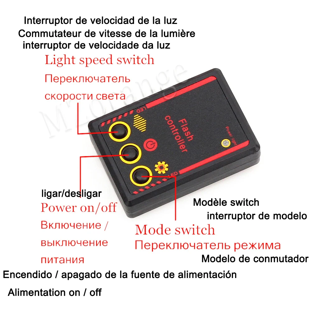 Luzes da polícia para carro fso caminhão estroboscópios luz estroboscópica grade automática flash ambulância pisca remoto sem fio motocicleta caminhão