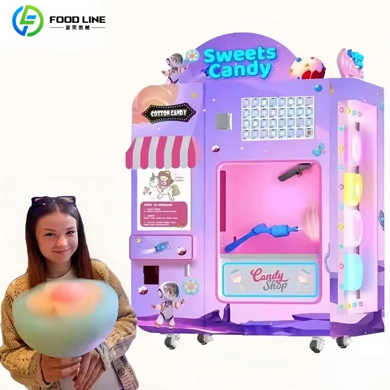 Cotton Candy Machine Commercial Sugar Floss Making Equipment for Snack Shop Catering Event and Amusement Park Food Production