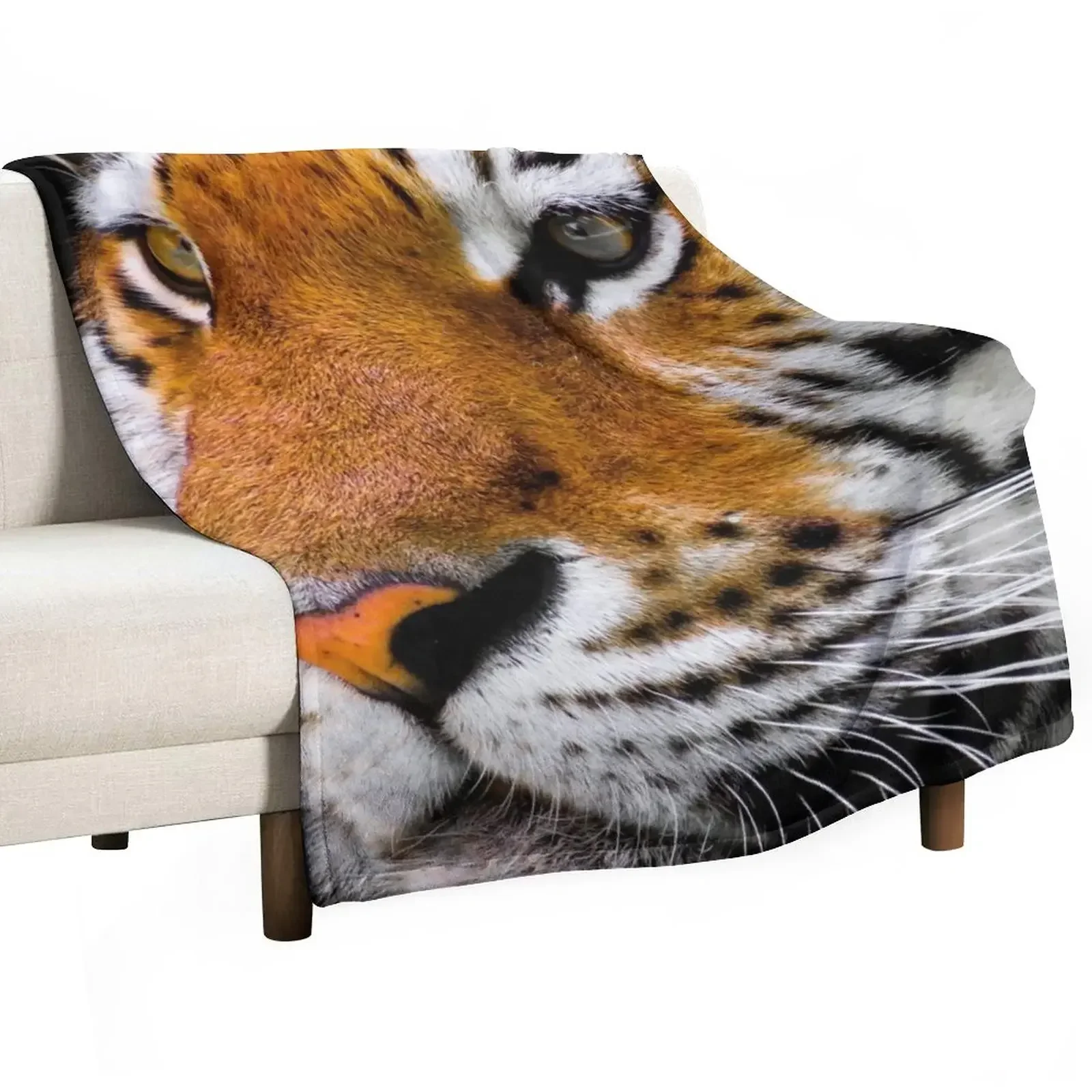 Bengal tiger Throw Blanket Kid'S Sofas Stuffeds Soft Plaid Blankets