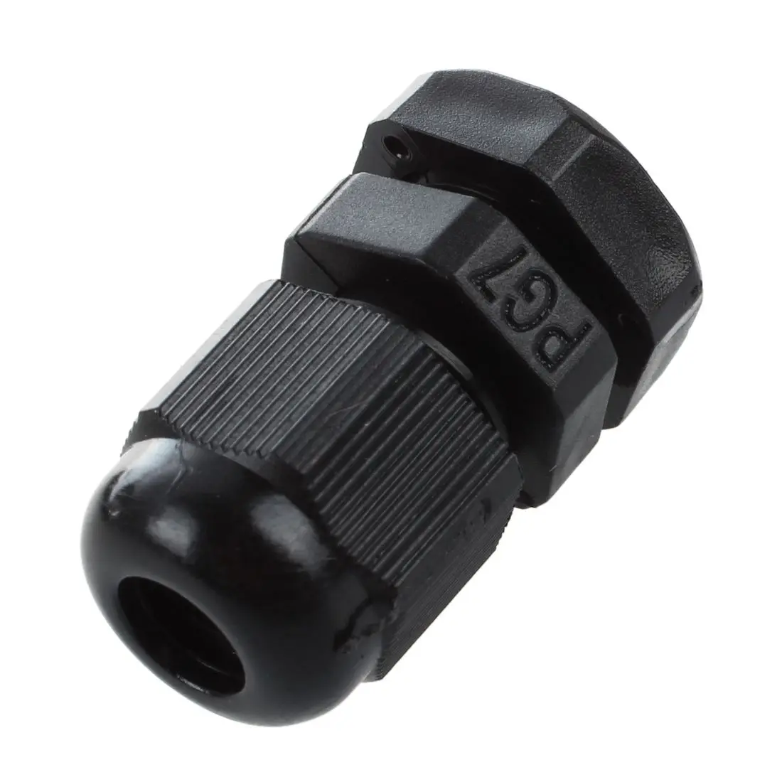 8 PCS PG7 Black Plastic Waterproof Cable Gland Connector 3-6.5mm