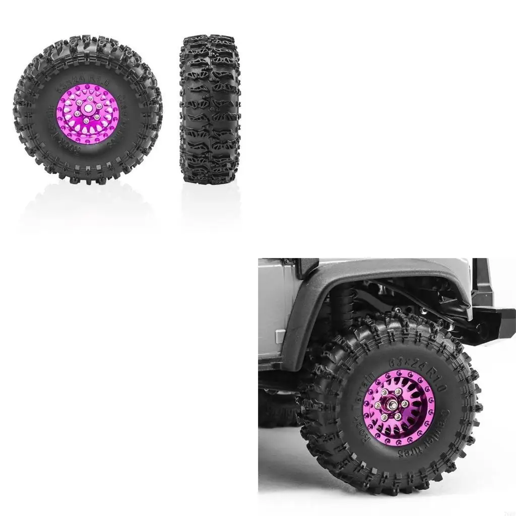 76HF طراز التحكم عن بُعد موديل سيارات المطاط لوازمة إطارات التضاريس الطينية العجلة Beadlock