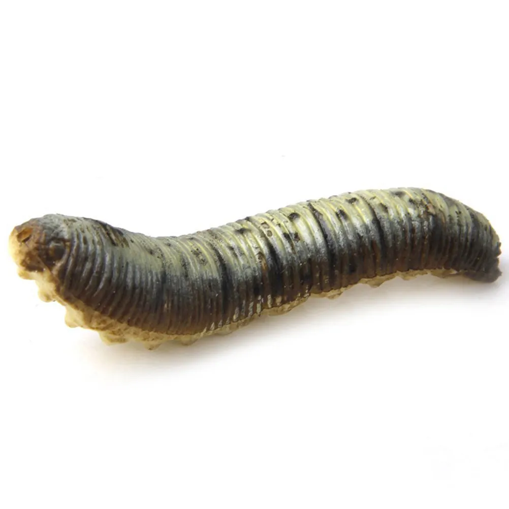 

20Pcs Plastic Crawling Worms Simulation Caterpillars Realistic Fake Science Educational Halloween Joke Prank Party Favors