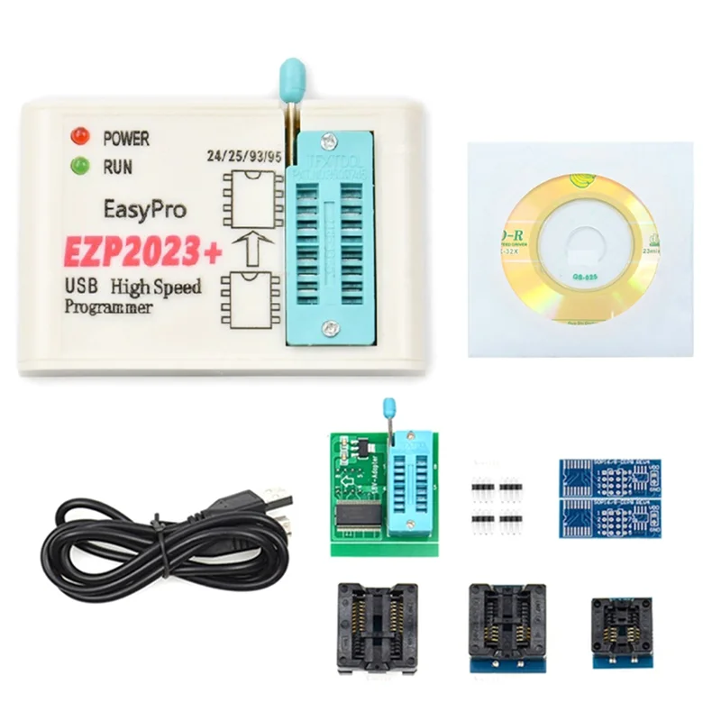 Programator EZP2023 High-Speed USB SPI FLASH, plastikowy programator EZP2023, kompilator, obsługa 24/25/93/95 EEPROM 25 Flash Bios Chip-Y4