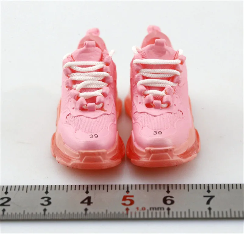 1/6 Scale Female Sneaker Canvas Shoes 19 Colors Inside Empty for 12 inches Woman Action Figure Body Accessory