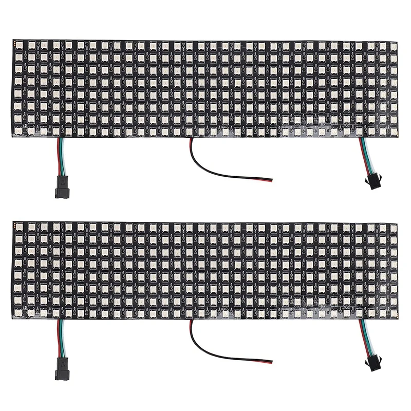 

RISE-2X LED Matrix Panel, WS2812B RGB 832 Pixels Digital Flexible Dot Matrix Individually Addressable LED Display Screen