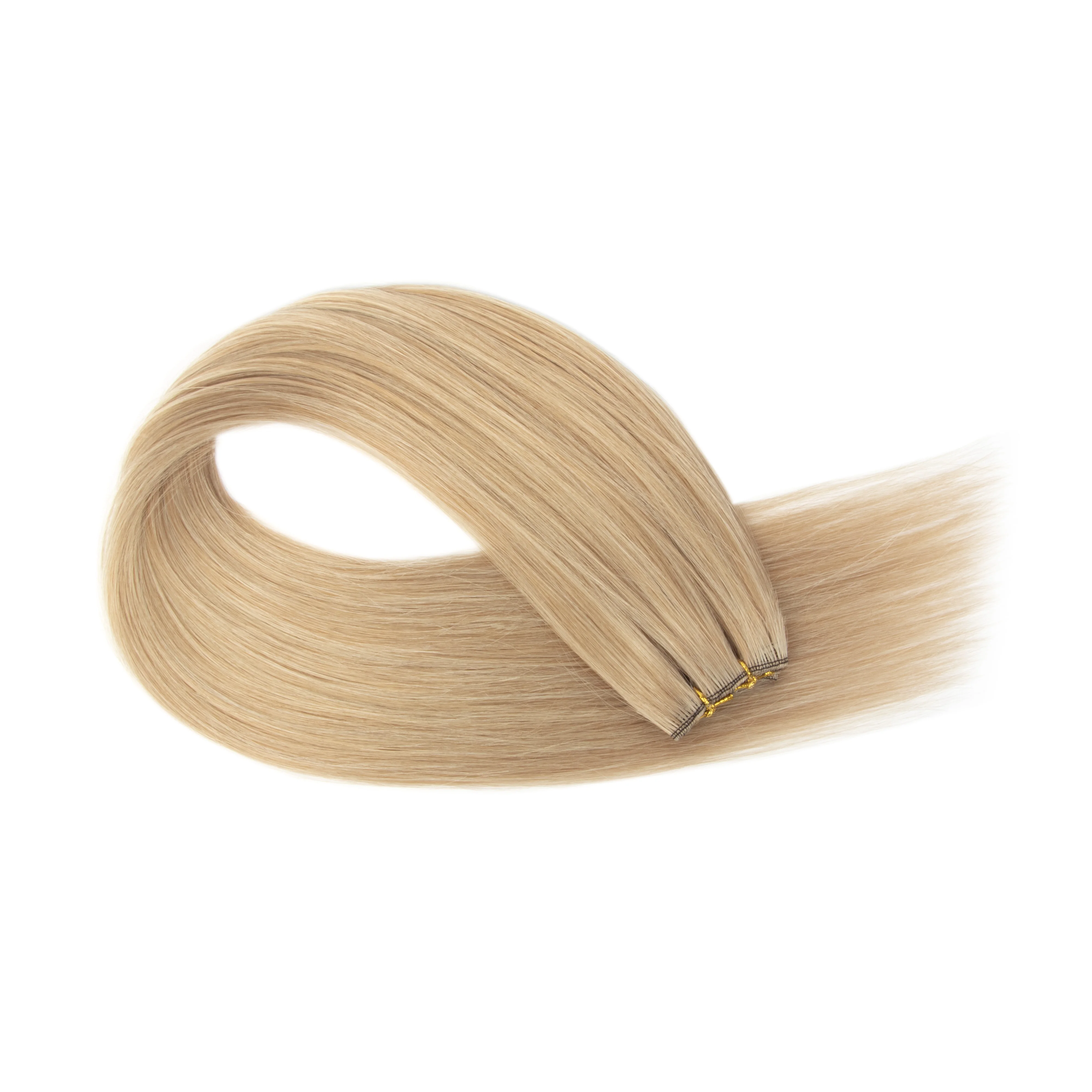 Knochenglatte Haarbündel Salon-Qualität Natürliche Haarverlängerungen Kunstfasern Superlange Synthetische Yaki-Glatthaar-Webungen Voluminös von Ansatz bis Spitze – Detail 15
