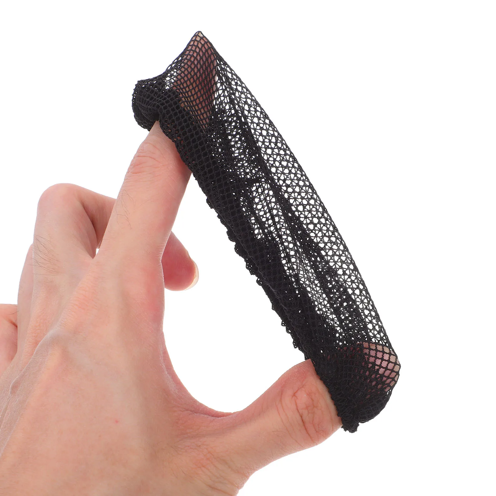 

20Pcs Ballet Hair Nets Elastic Reusable Medium Black Mesh Covers for Dance Ballet Skating Hair Accessories Hairnet for Wigs