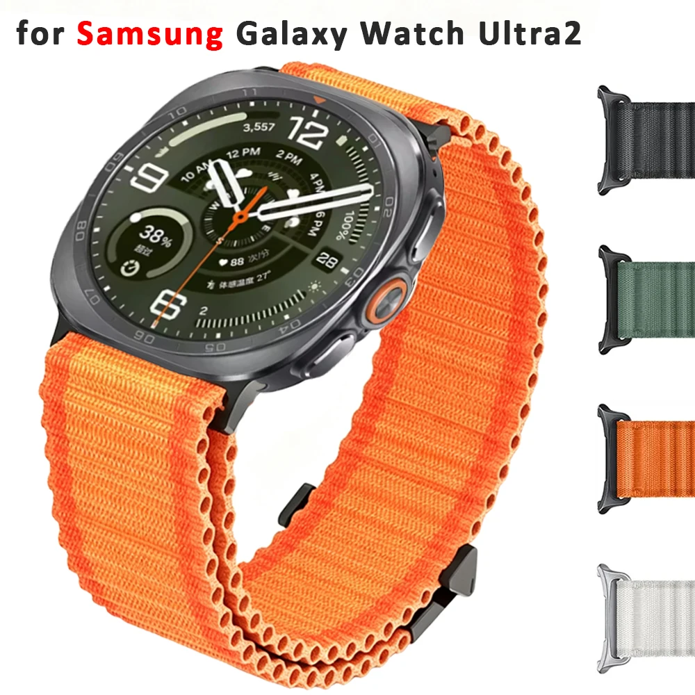 Ocean Nylon-Armband für Samsung Galaxy Watch Ultra 2/1 2026/2025 47mm Sport Loop Band Armband für Samsung Watch Ultra 47mm Correa
