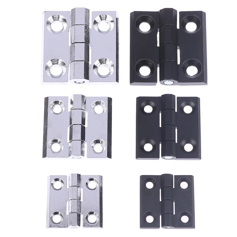 4040/5050/6060 Zinc Alloy Square Folding Hinge Surface Mounted Hinge Distribution Cabinet Industrial Power Cabinet Hinge New