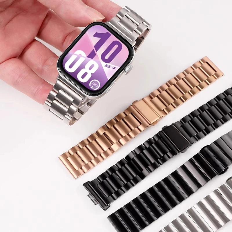 

Ремешок для часов Huawei Watch Fit 4 pro-fit4-3, ремешок для умных часов Correa, браслет из нержавеющей стали для Huawei Fit 3 2, металлический браслет