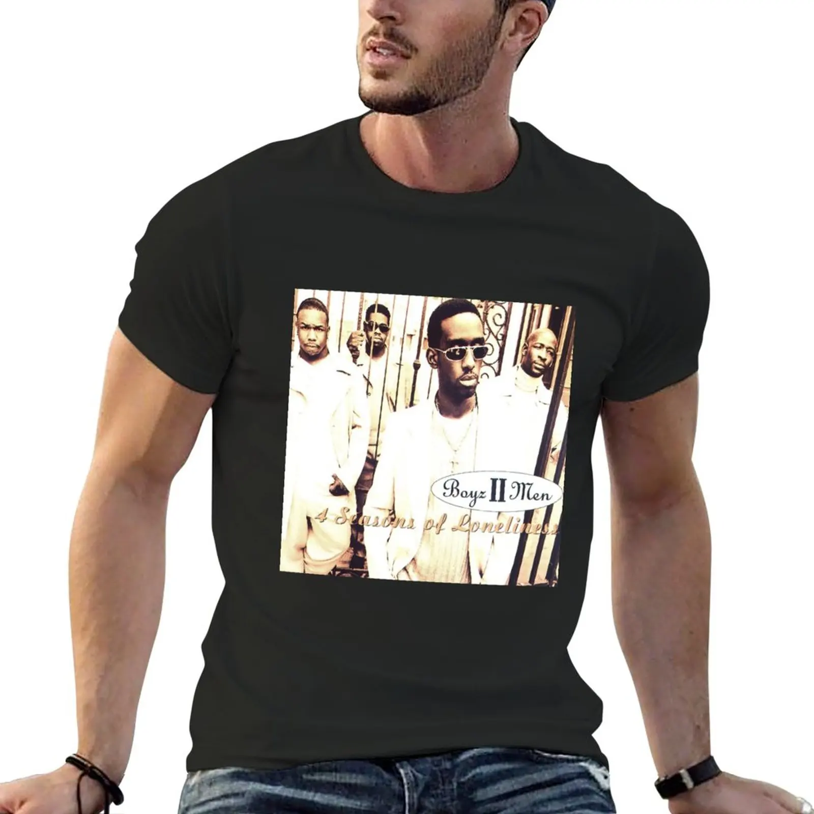 4 seasons of loneliness T-Shirt sublime Aesthetic clothing t shirts for men cotton