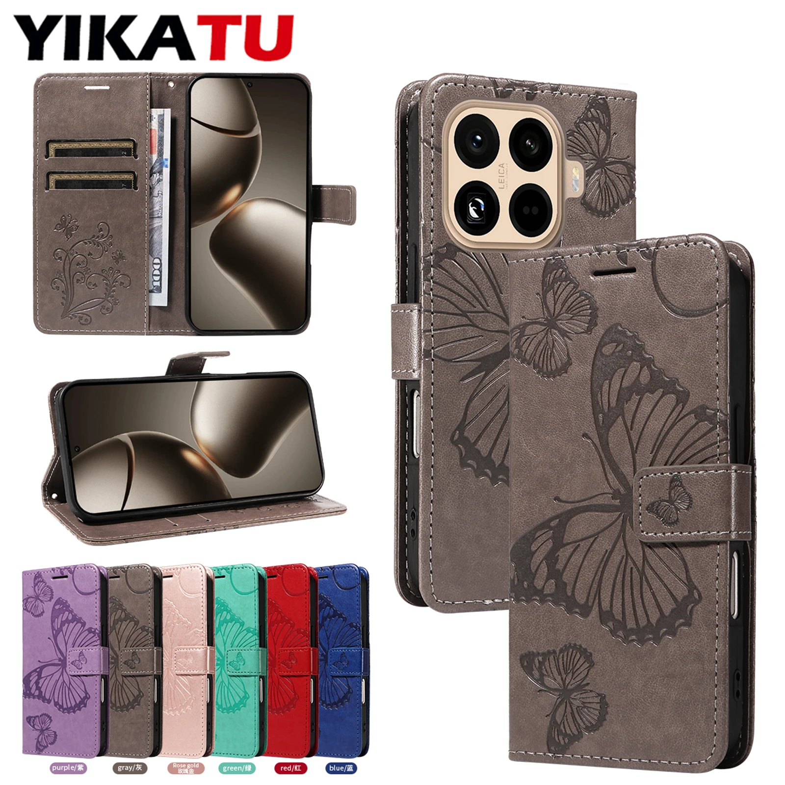 

RFID Blocking Layer Protect Wallet Case For Xiaomi Redmi 12T 12R 4G Note 15 14 13 11 Pro Plus 14S 13R 5G 12 Pro Speed 12 Turbo