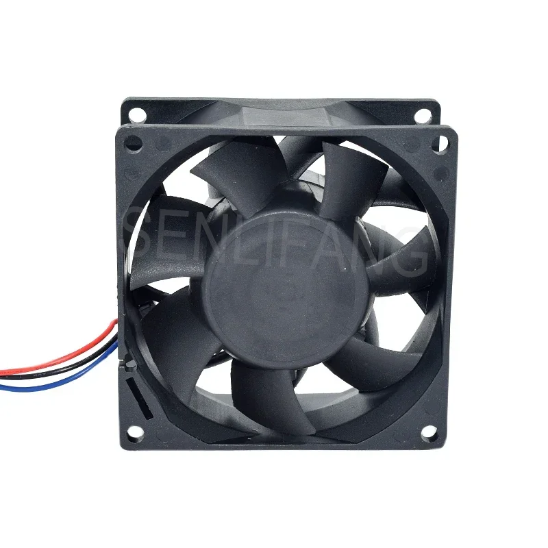 2pcs New FFB0812SHE- ROO 8CM Fan For Delta Cooling 8038 3Lines DC12V 0.87A 80*80*38MM Square Cooler
