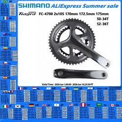 Shimano Tiagra 4700 Crankset 10Speed 165mm/170mm/172.5mm/175mm 50-34T 52-36T Road Bike Bicycle Crank 2x10s Bicycle Chainwheel